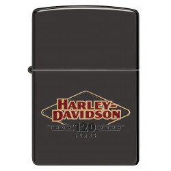 ZIPPO žiebtuvėlis 152262 Harley Davidson Black 120 Years
