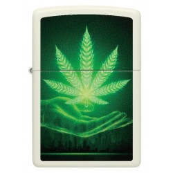 ZIPPO žiebtuvėlis Cannabis GITD