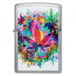 ZIPPO žiebtuvėlis Colorful Cannabis