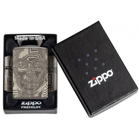 ZIPPO žiebtuvėlis Abstract Head