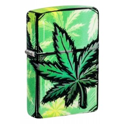 ZIPPO žiebtuvėlis Glowing Leaves Design