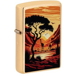 ZIPPO žiebtuvėlis Giraffes Design