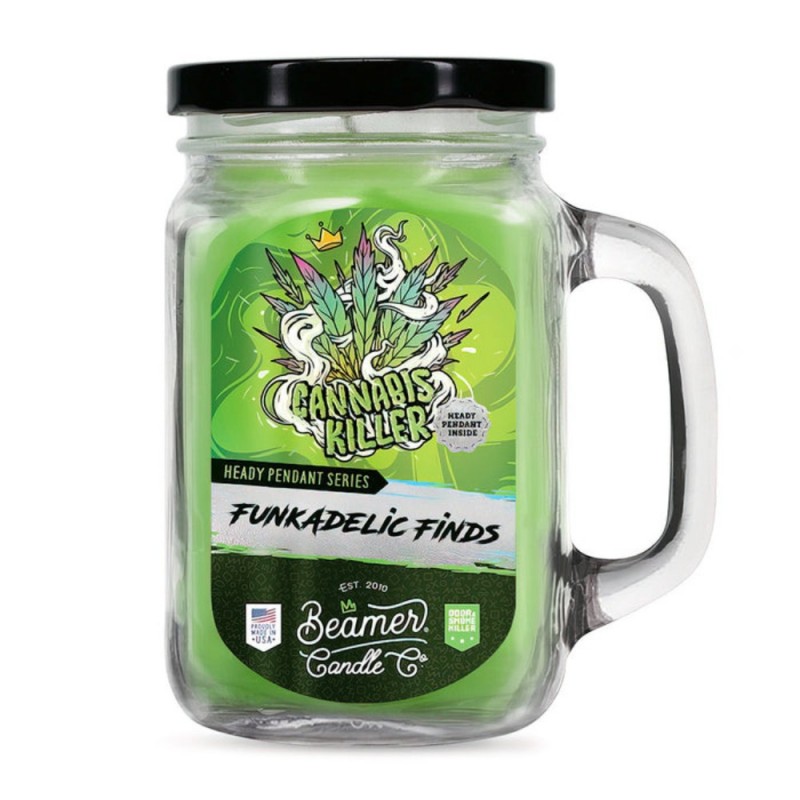 Kvapioji žvakė "BEAMER CANDLE FF Cannabis Killer" 297g (10,5oz)