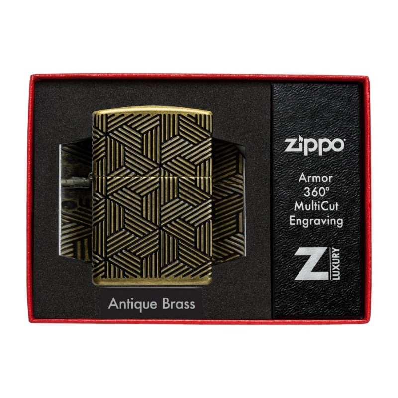 ZIPPO žiebtuvėlis 152493 "Crosshatch Design"