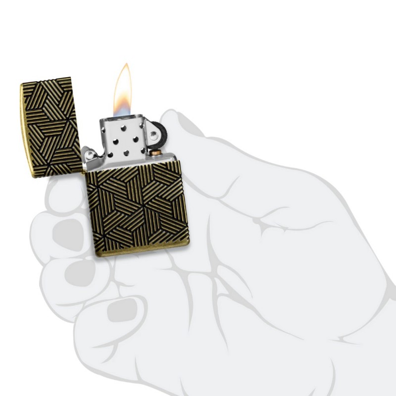 ZIPPO žiebtuvėlis 152493 "Crosshatch Design"