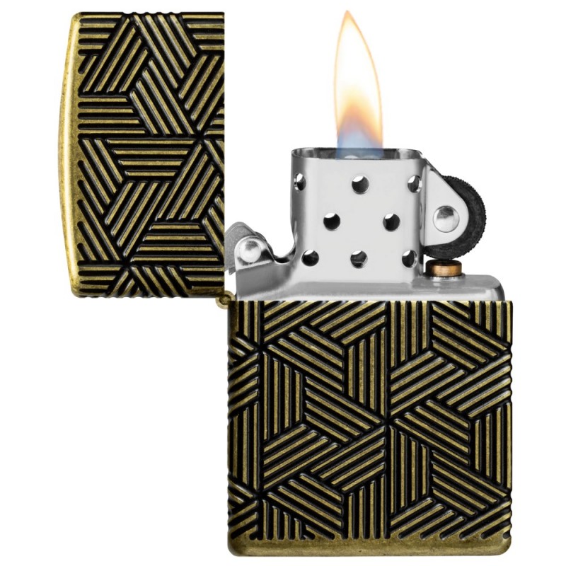 ZIPPO žiebtuvėlis 152493 "Crosshatch Design"