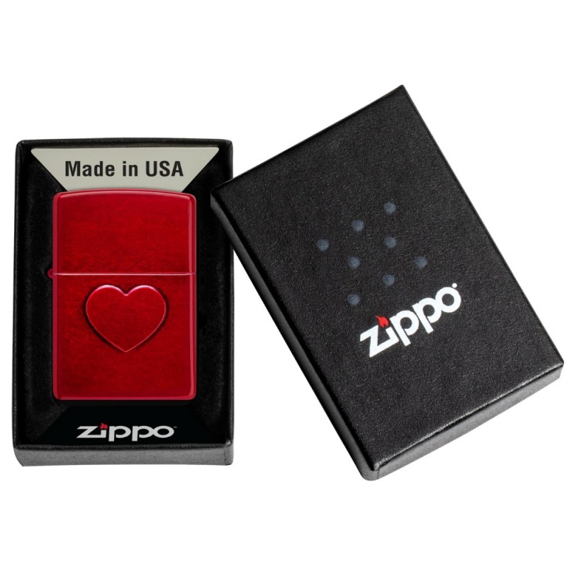 ZIPPO žiebtuvėlis "Stamped Heart Design"
