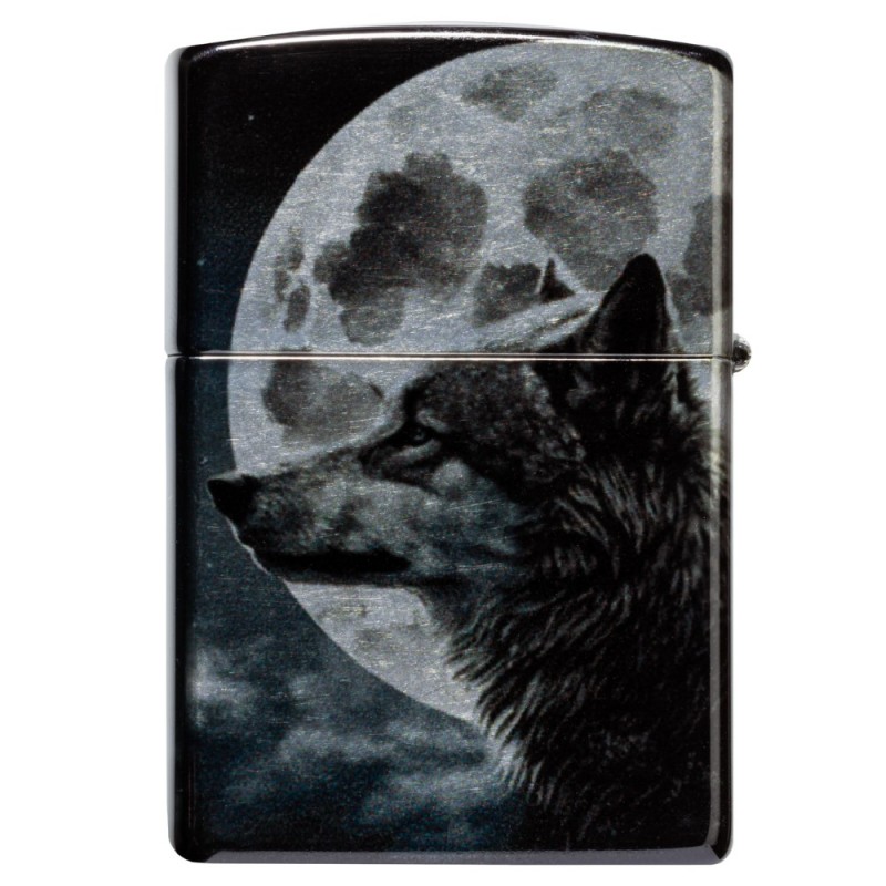 ZIPPO žiebtuvėlis, "Wolf Moon Design"