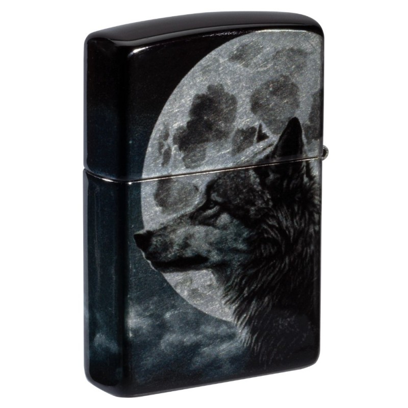 ZIPPO žiebtuvėlis, "Wolf Moon Design"