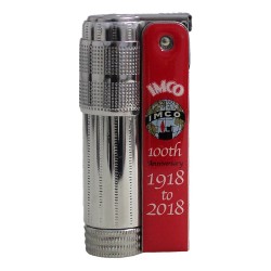 Žiebtuvėlis "IMCO Super Triplex 100th Anniv." benzinas, akmenukas, raudona sp.