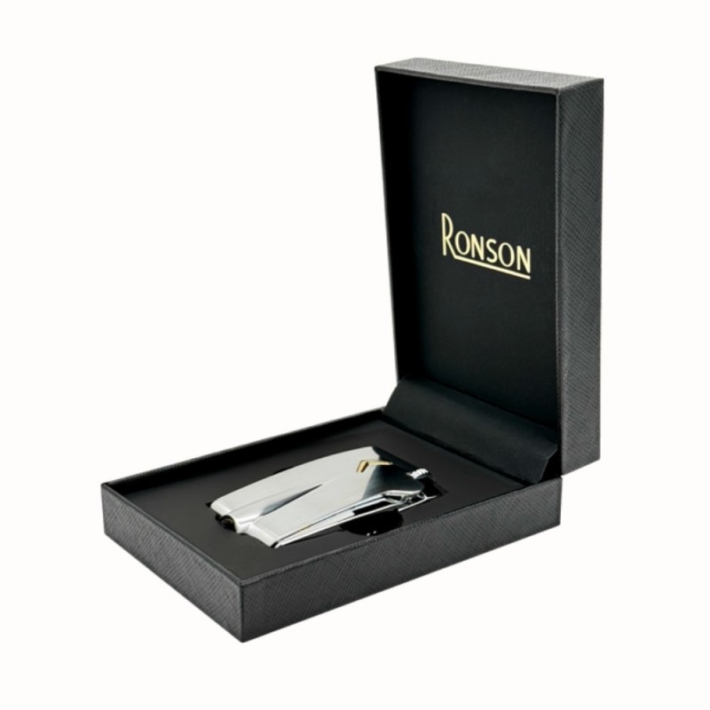 Žiebtuvėlis "RONSON Mini Premier Vareflame", akmenukas, sidabro sp.