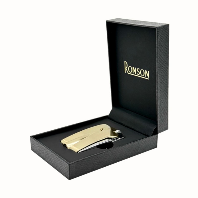 Žiebtuvėlis "RONSON Mini Premier Vareflame", akmenukas, aukso sp.