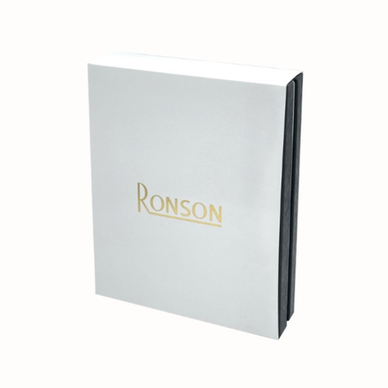 Rinkinys "RONSON", kuras, žiebtuvėlis, matinės chromo spalvos
