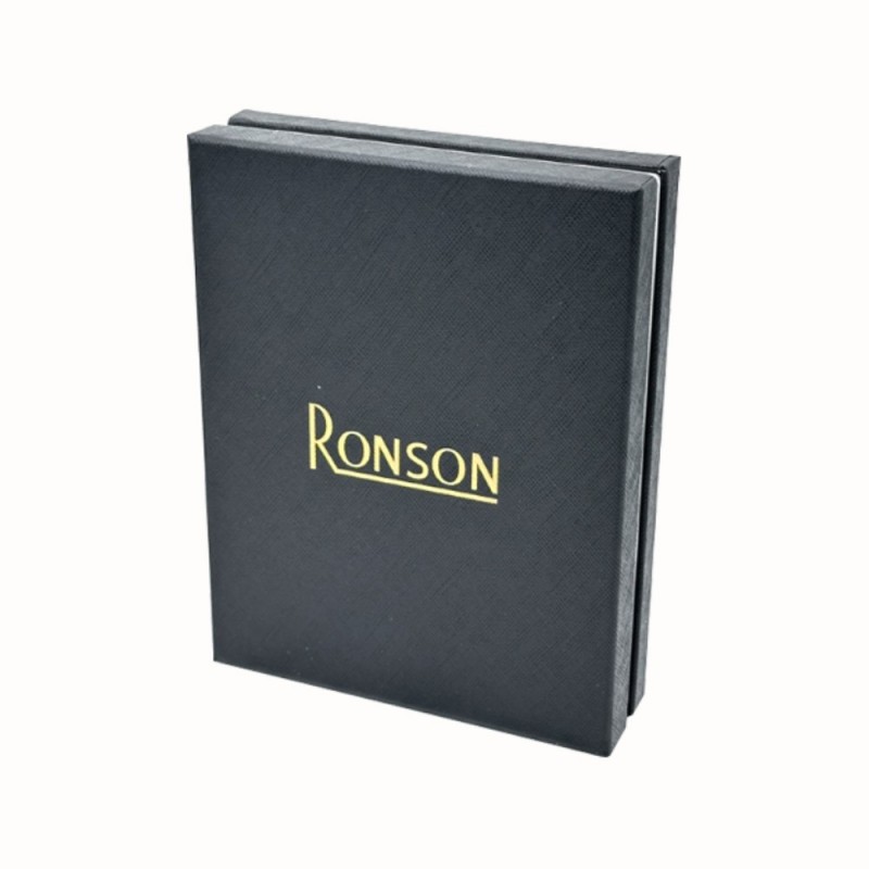 Rinkinys "RONSON", kuras, žiebtuvėlis, matinės chromo spalvos
