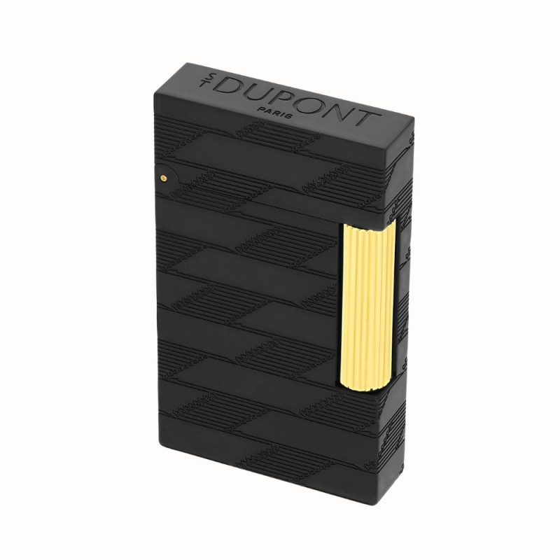 DUPONT Ligne2 Monogram, juodas su geltonos aukso apdaila