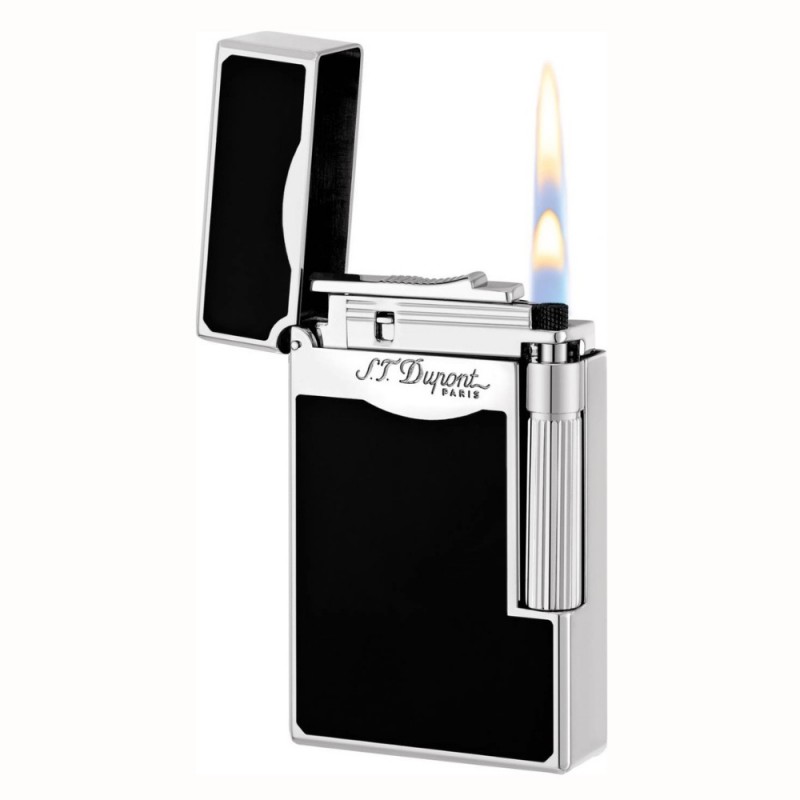 S.T. Dupont Le Grand su kombinuota liepsna, juodas „Chinalack“ lakas