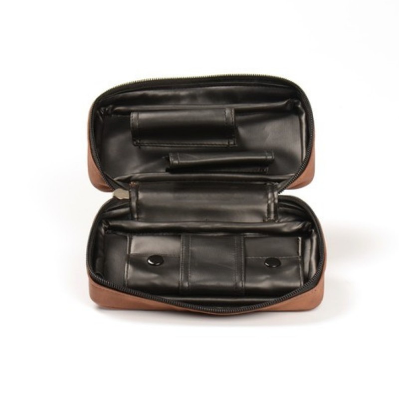 Dėklas pypkėms "ATOMIC Pipe Bag", d. oda, 2' ruda spalva