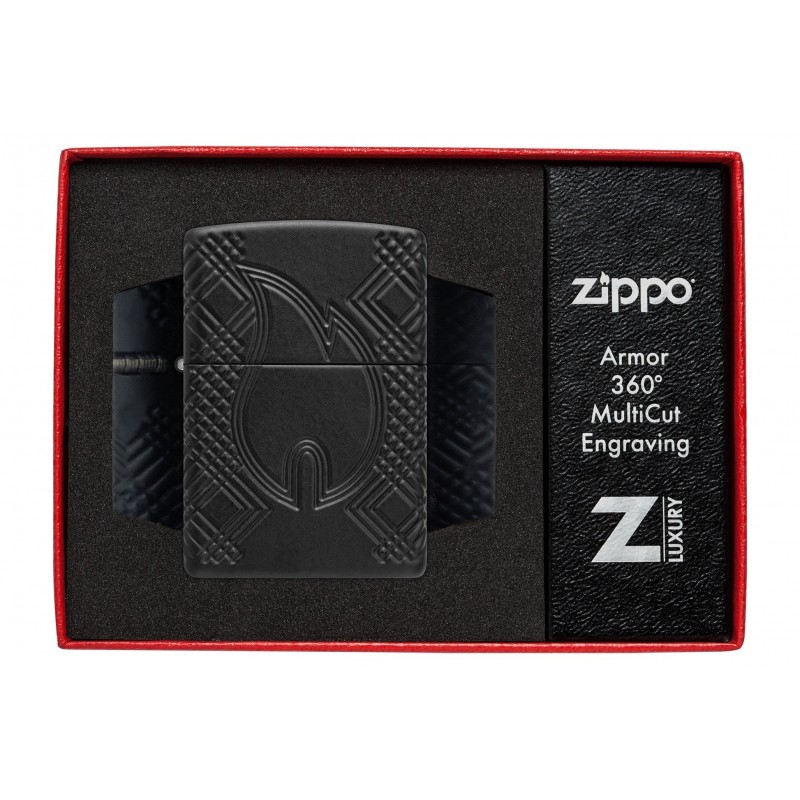 ZIPPO žiebtuvėlis Rivet Flame Design
