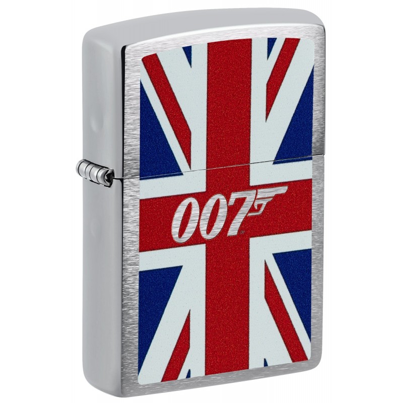 ZIPPO žiebtuvėlis James Bond® Union Jack Design