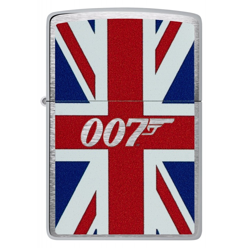 ZIPPO žiebtuvėlis James Bond® Union Jack Design