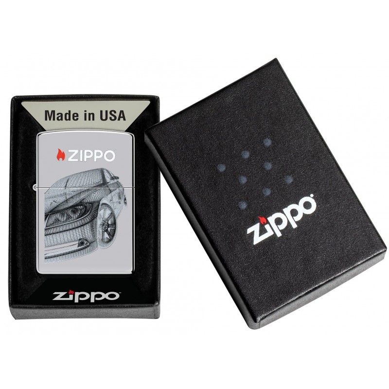 ZIPPO žiebtuvėlis Futuristic Car Design
