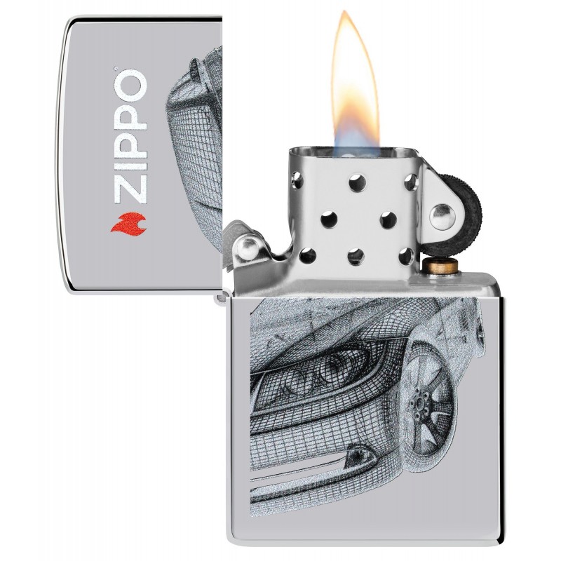 ZIPPO žiebtuvėlis Futuristic Car Design