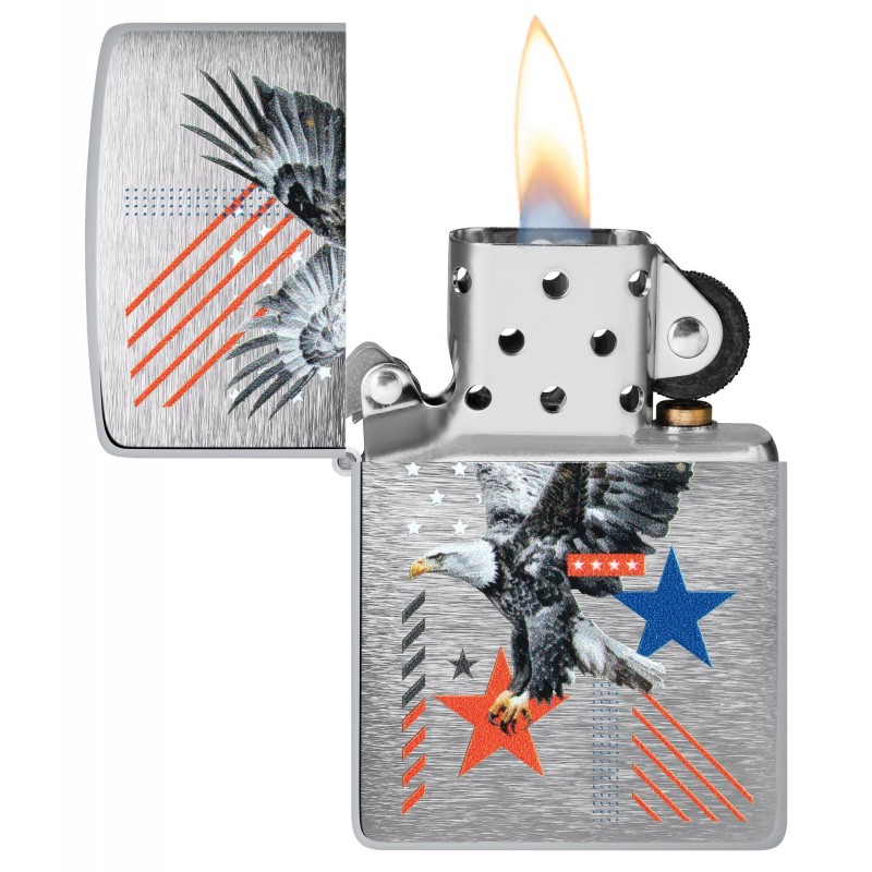 ZIPPO žiebtuvėlis Abstract Americana Design
