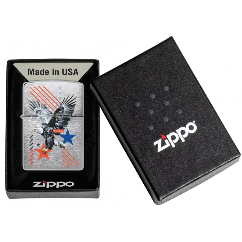 ZIPPO žiebtuvėlis Abstract Americana Design