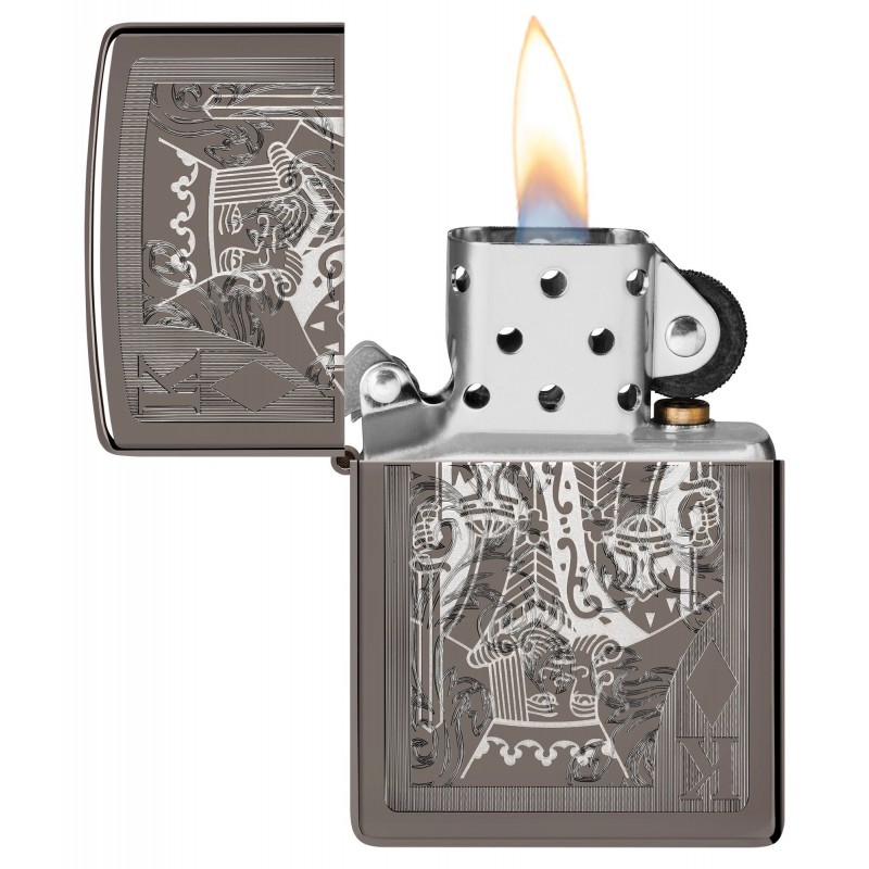 ZIPPO žiebtuvėlis King of Diamonds Design