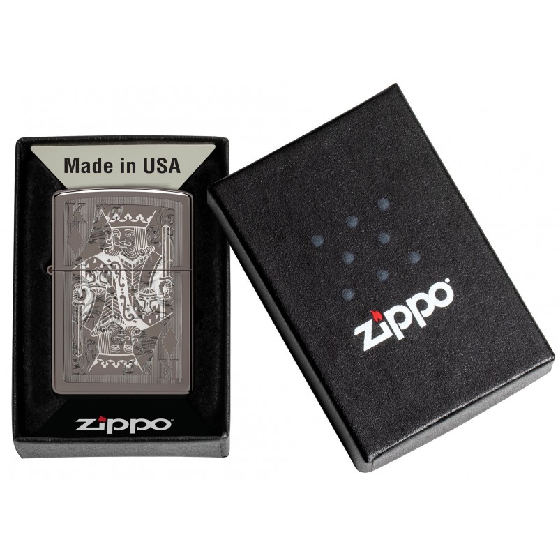 ZIPPO žiebtuvėlis King of Diamonds Design
