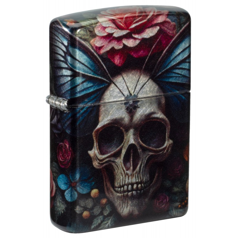 ZIPPO žiebtuvėlis Butterfly Skull Design