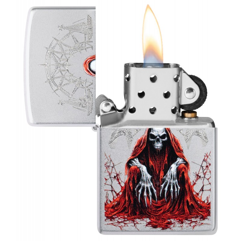 ZIPPO žiebtuvėlis Reaper Skull Design