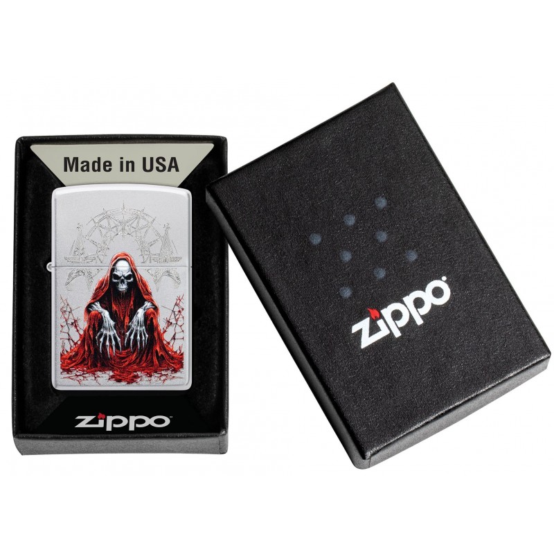 ZIPPO žiebtuvėlis Reaper Skull Design