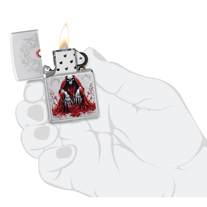 ZIPPO žiebtuvėlis Reaper Skull Design
