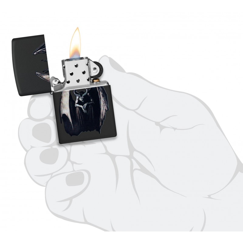 ZIPPO žiebtuvėlis Demon Monster Design