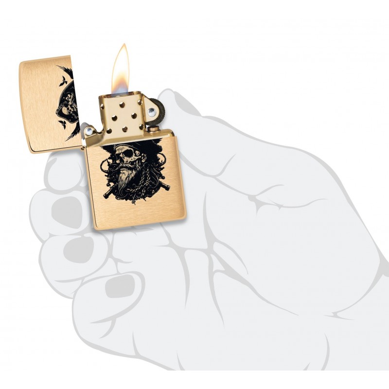 ZIPPO žiebtuvėlis Pirate Skull Design