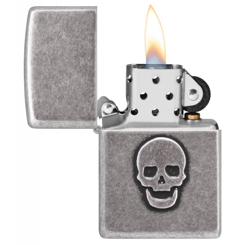ZIPPO žiebtuvėlis Stamped Skull Design