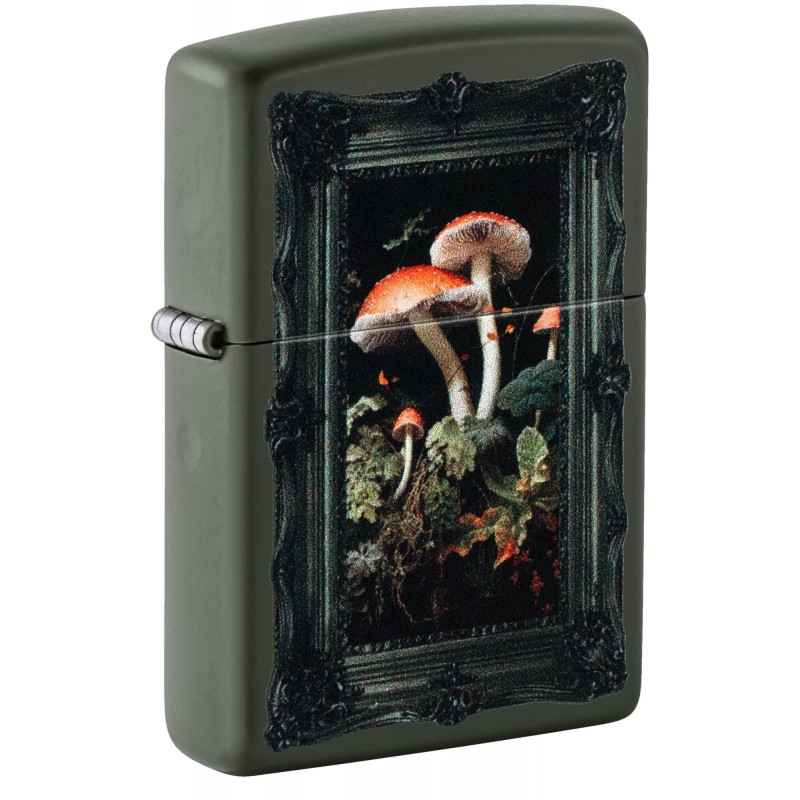 ZIPPO žiebtuvėlis Framed Fungi Design