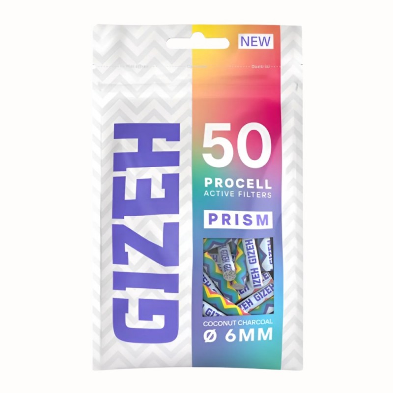 Aktyvintos anglies filtrai "GIZEH ProCell Prism" 6mm, 50' mšl.
