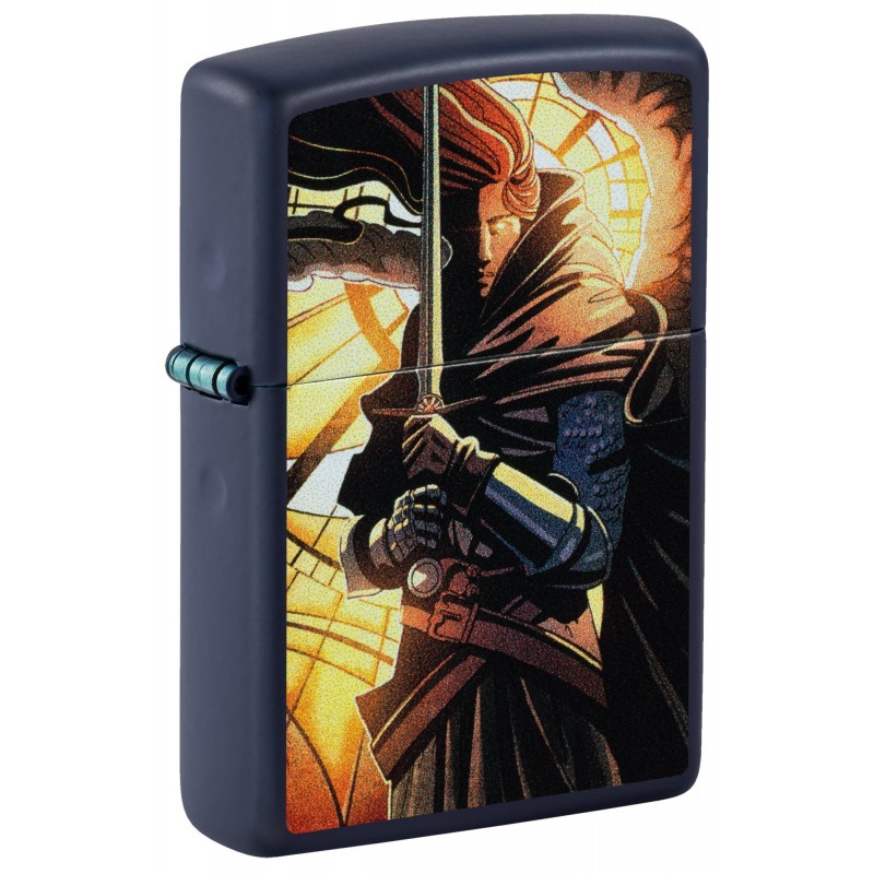 ZIPPO žiebtuvėlis Abstract Knight Design