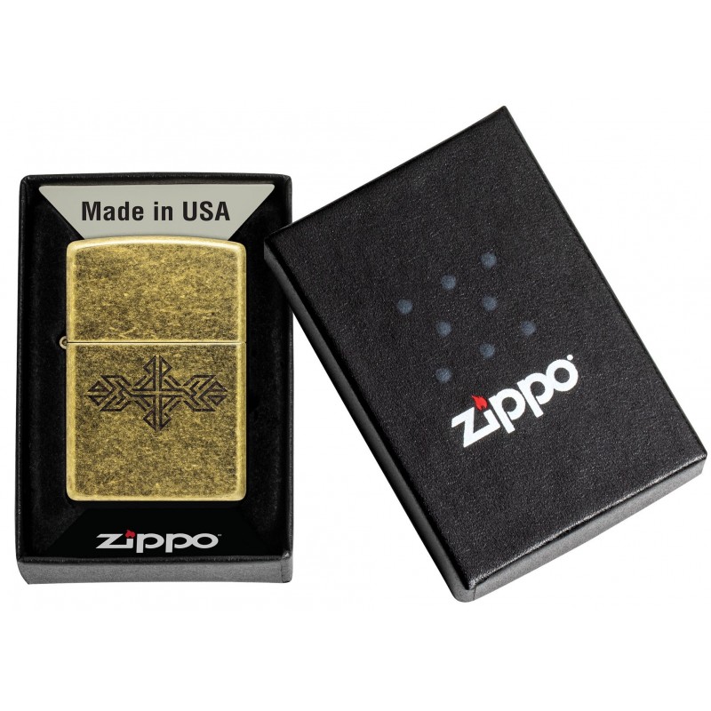 ZIPPO žiebtuvėlis Medieval Runes Design