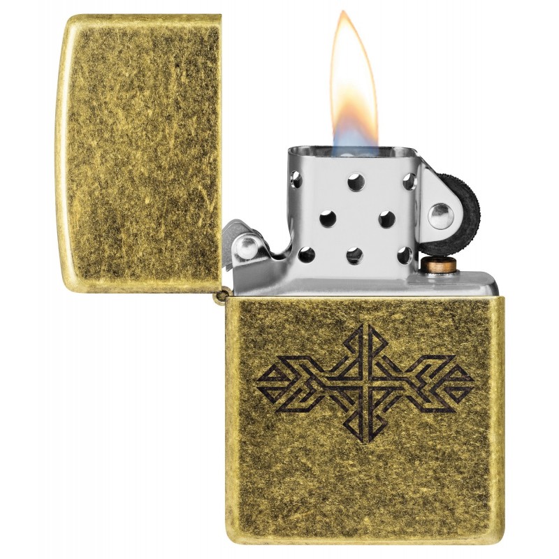 ZIPPO žiebtuvėlis Medieval Runes Design