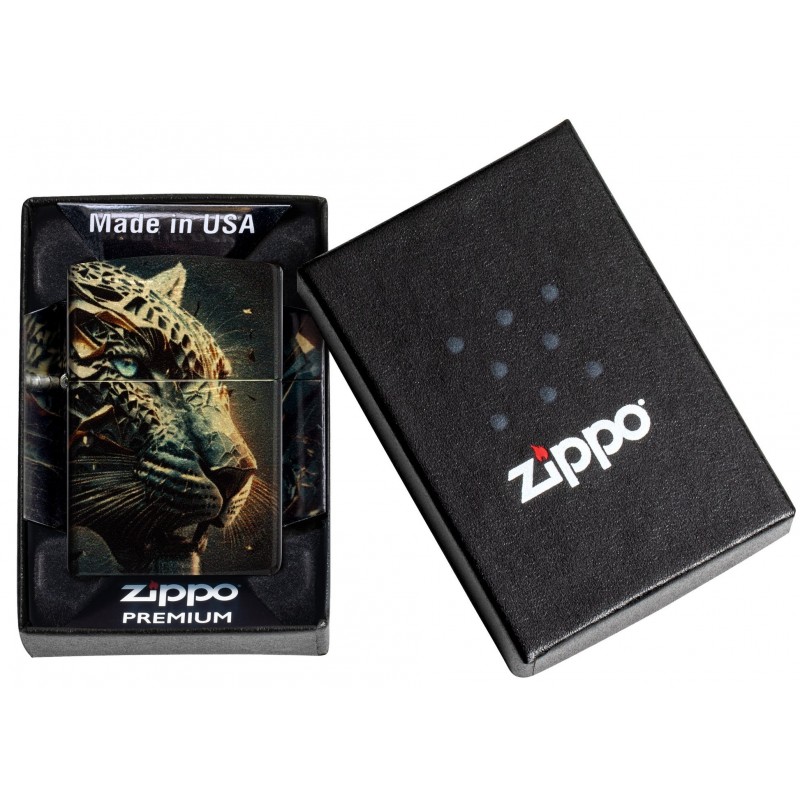 ZIPPO žiebtuvėlis Metallic Panther Design