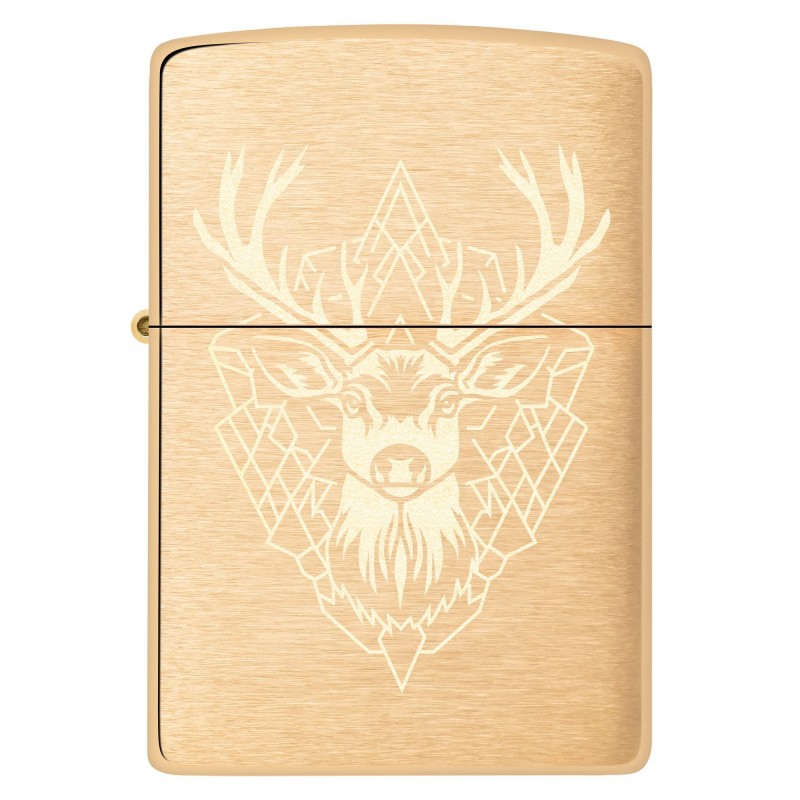 ZIPPO žiebtuvėlis Geometric Deer Design