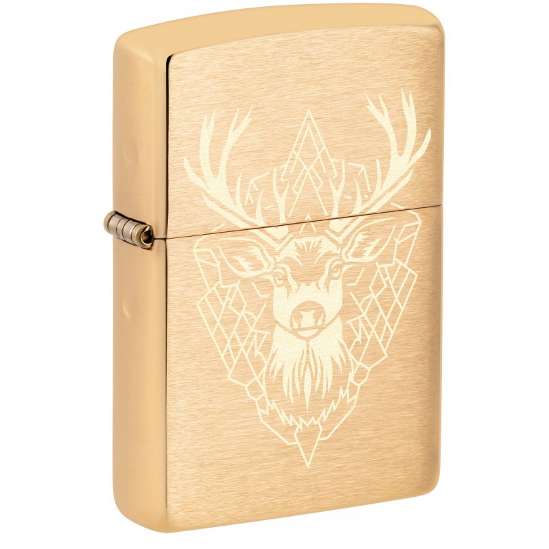 ZIPPO žiebtuvėlis Geometric Deer Design