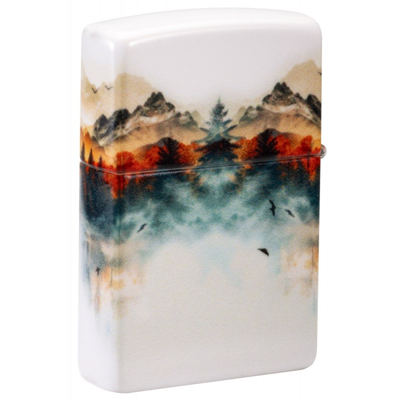 ZIPPO žiebtuvėlis Watercolor Wolf Design