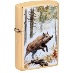 ZIPPO žiebtuvėlis Wild Boar Design