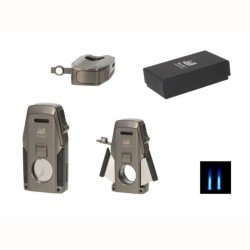 Žiebtuvėlis "WINJET Dual" 2x Jet, tamsiai pilkas