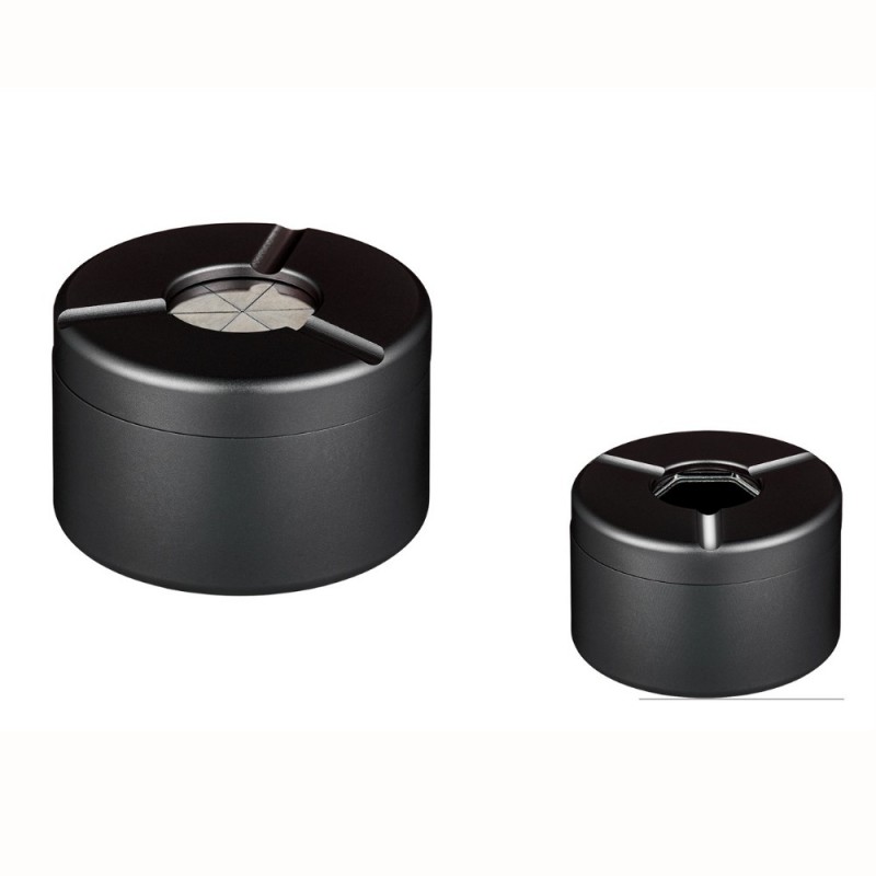 Peleninė "ANGELO" Ø8 cm, juoda spalva