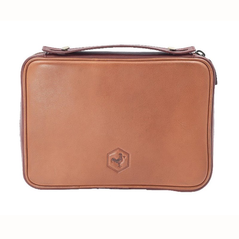 Rankinė "CHACOM Cuir" 4' pypkės, oda, ruda sp.